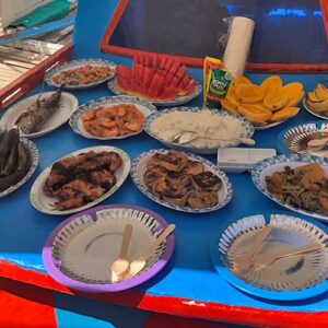 enjoy the island hopping with good food